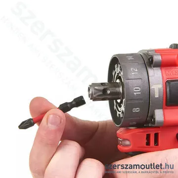 MILWAUKEE M12 FPDXKIT-202X Akkus szénkefementes ütvefúró-csavarozó HD kofferben (2x2,0Ah/12V)