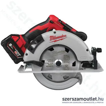 MILWAUKEE M18 BLCS66-502X Akkus körfűrész szénkefementes 190mm, HD kofferben (2x5,0Ah/18V)