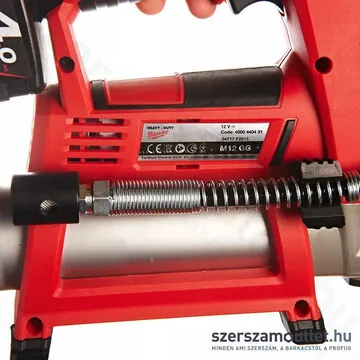 MILWAUKEE M12 GG-401B Akkus zsírzópisztoly táskában (1x4,0Ah/12V) (4933441675)