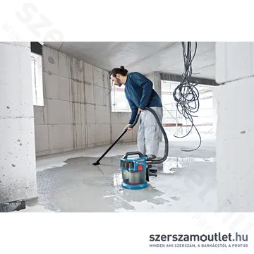 BOSCH GAS 18V-10 L Akkus porszívó görgőkkel (18V) (Akku és töltő nélkül!) (06019C6302)