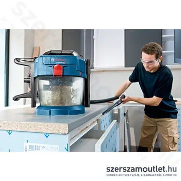BOSCH GAS 18V-10 L Akkus porszívó görgőkkel (18V) (Akku és töltő nélkül!) (06019C6302)