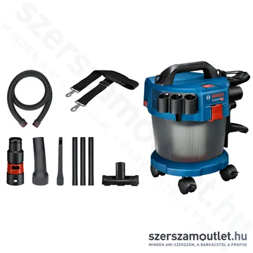 BOSCH GAS 18V-10 L Akkus porszívó görgőkkel (18V) (Akku és töltő nélkül!) (06019C6302)