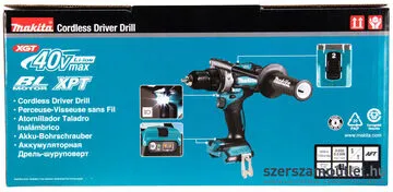 MAKITA DF001GZ Akkus szénkefementes fúró-csavarbehajtó (40V) (Akku és töltő nélkül!)
