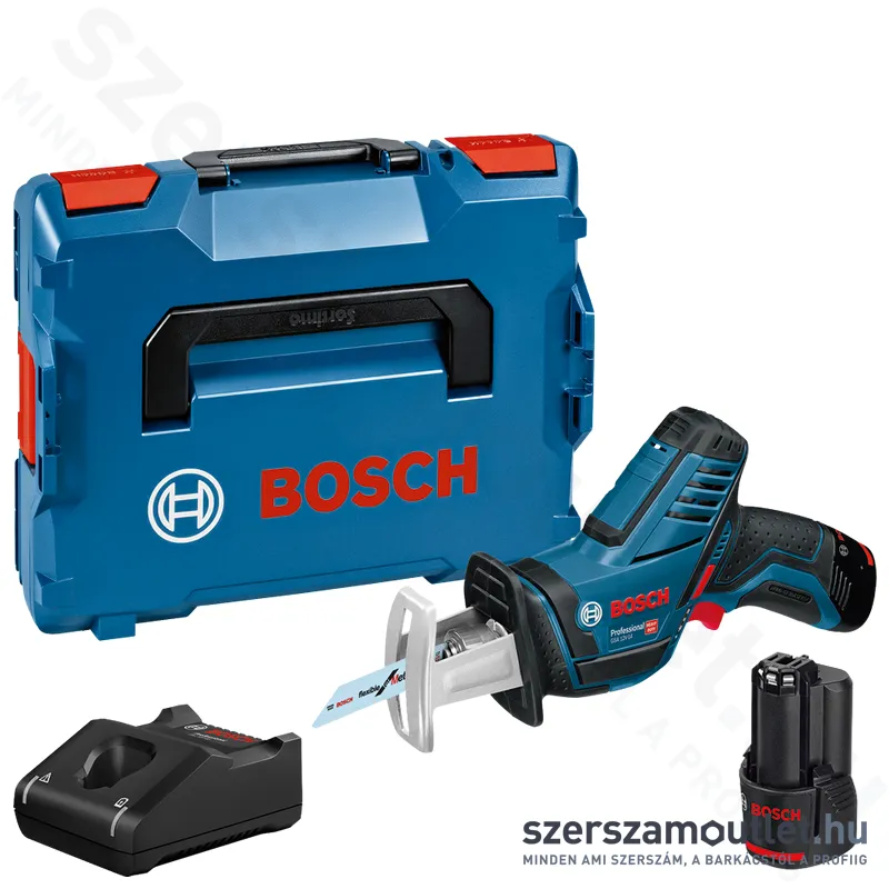 BOSCH GSA 12V-14 Akkus orrfűrész L-Boxxban (2x3,0Ah/12V) (060164L976)