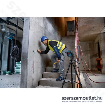 BOSCH GLL 2-15 G Keresztvonalas lézer ZÖLD (2 vonal/15m) (0601063W00)