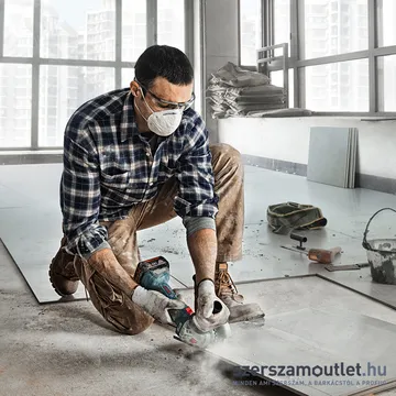 BOSCH GWS 180-LI Akkus sarokcsiszoló 125mm, kofferben (2x4,0Ah/18V) (06019H9021)