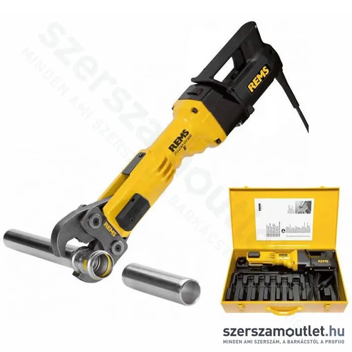 REMS POWER-PRESS SE BASIC-PACK Elektromos radiálprés standard 10-110mm fém kofferben (R220)