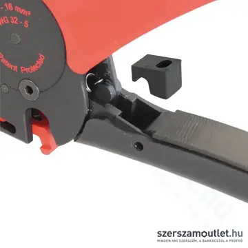 WIHA Automata kábelcsupaszító fogó 200mm (0,03-16,0/AWG 32-05) (Z57000106SB/No.42062)
