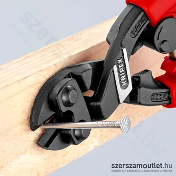 KNIPEX Kompakt-csapszegvágó CoBolt hajlított 200mm (71 22 200)