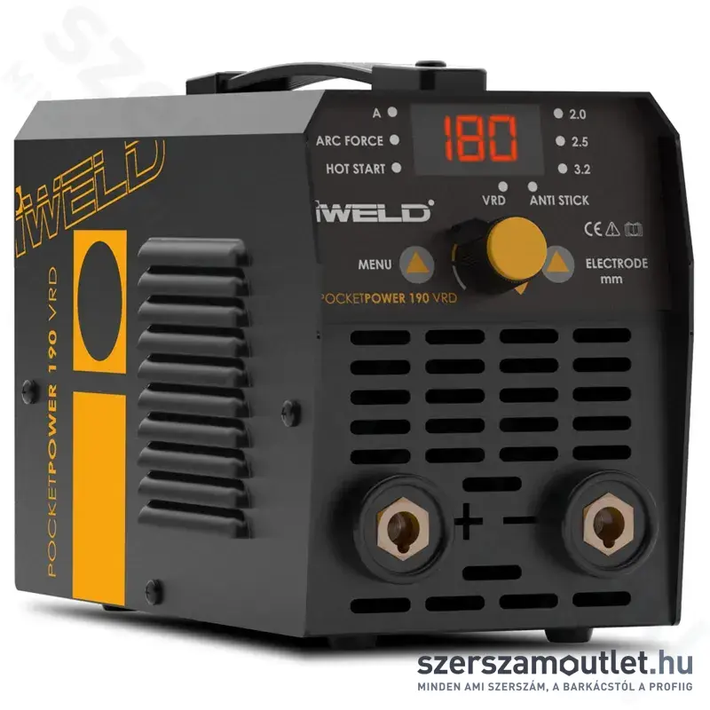 IWELD GORILLA POCKETPOWER 190 VRD Hegesztő inverter (20-180A)