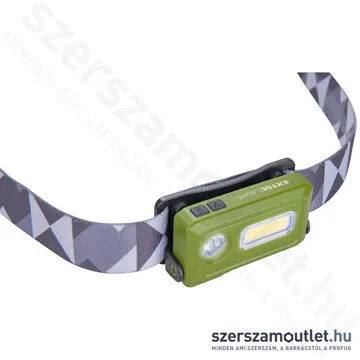 EXTOL LED fejlámpa 8 funkcióval 140lm