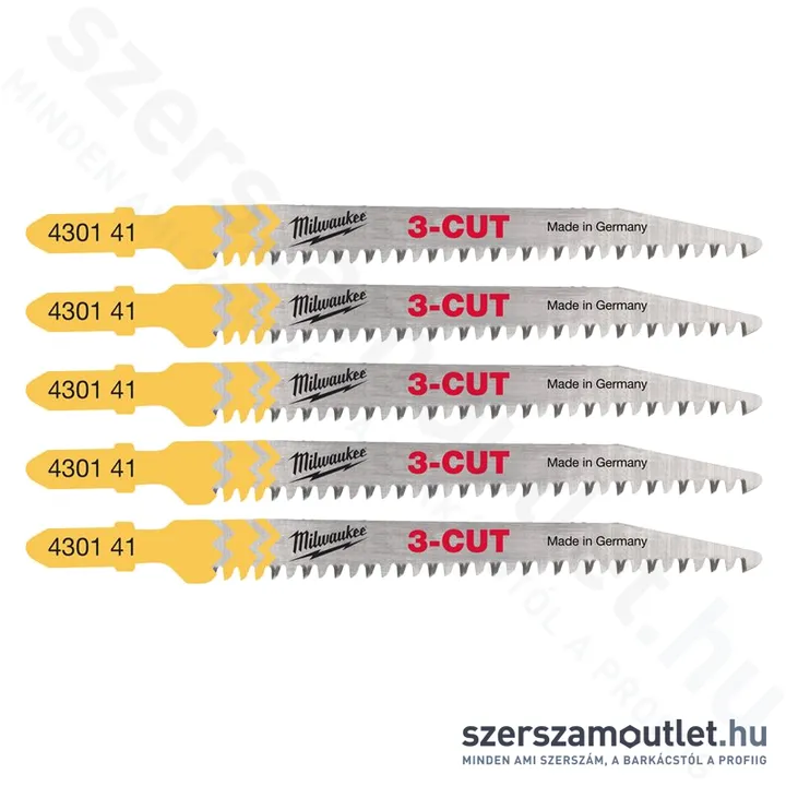 MILWAUKEE T 234 X Gyors és tiszta vágást biztosító fűrészlap 91x2,5mm (5db)