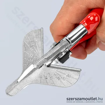 KNIPEX Sarokvágó olló műanyag és gumi profilokhoz 215mm (94 35 215)