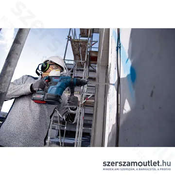 BOSCH GBH 18V-34 CF Akkus fúró-vésőkalapács cseretokmánnyal, kofferben (18V) (Akku és töltő nélkül!)