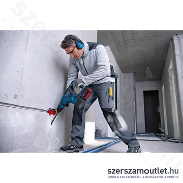 BOSCH GBH 18V-34 CF Akkus fúró-vésőkalapács cseretokmánnyal, kofferben (18V) (Akku és töltő nélkül!)