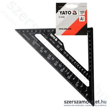 YATO Derékszög és szögmérő 180mm (YT-70786)
