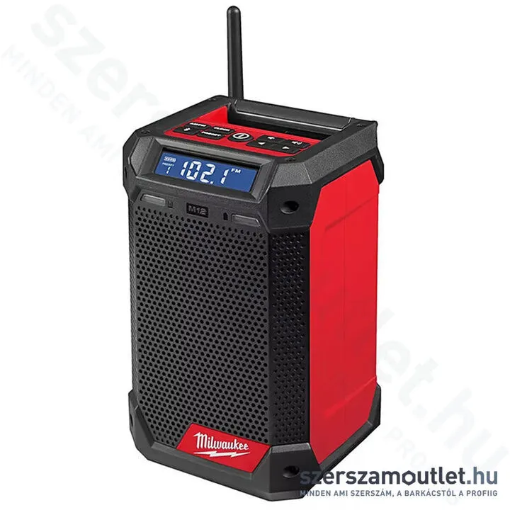 MILWAUKEE M12 RCDAB+-0 Akkus rádió/töltő DAB+ (12V) (Akku és töltő nélkül!)