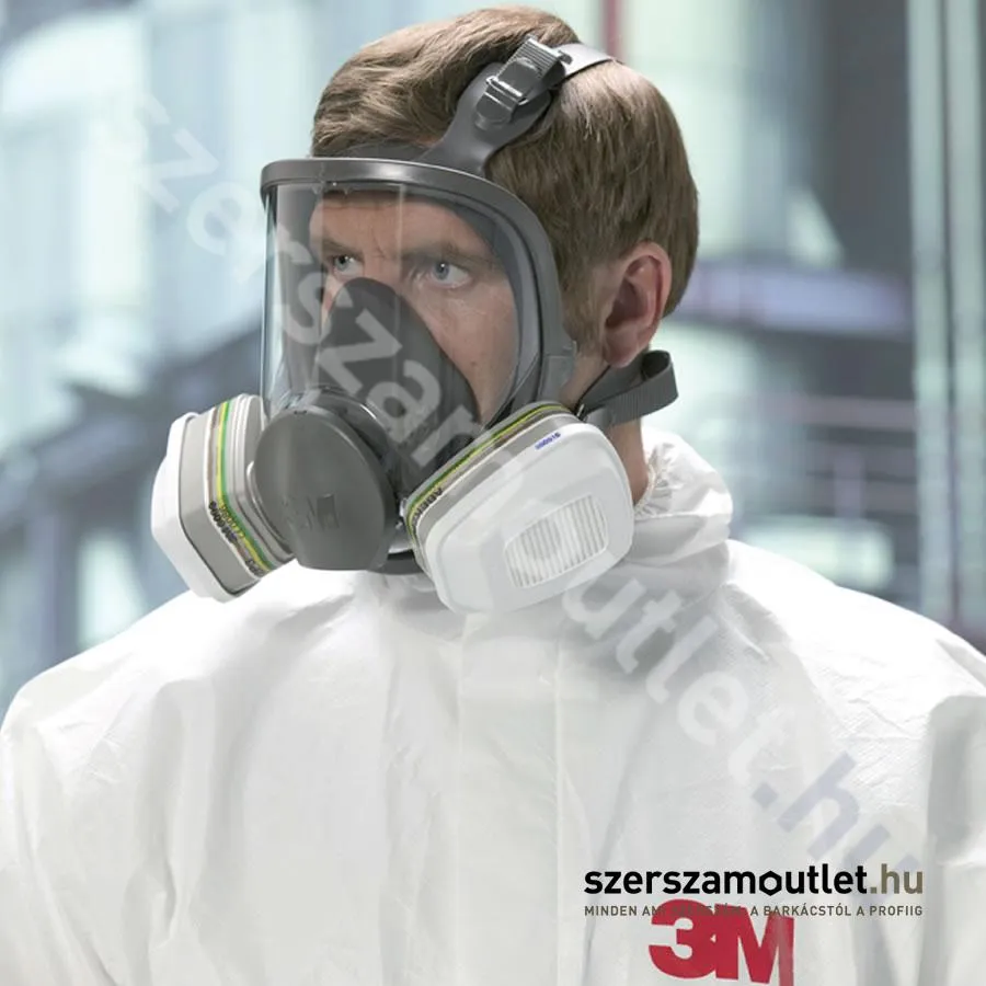 3M Cserélhető betétes, ikerszűrős teljesálarc | M méret