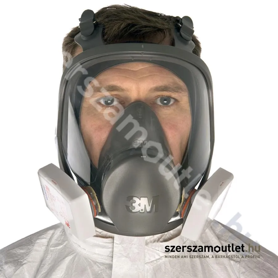 3M Cserélhető betétes, ikerszűrős teljesálarc | M méret