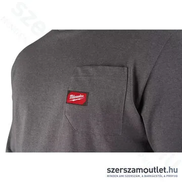 MILWAUKEE WTSSG-M Zsebes póló (M) (Sötétszürke)