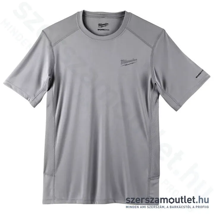 MILWAUKEE WWSSG-XXL WORKSKIN Technikai rövid ujjú póló, szürke (XXL)