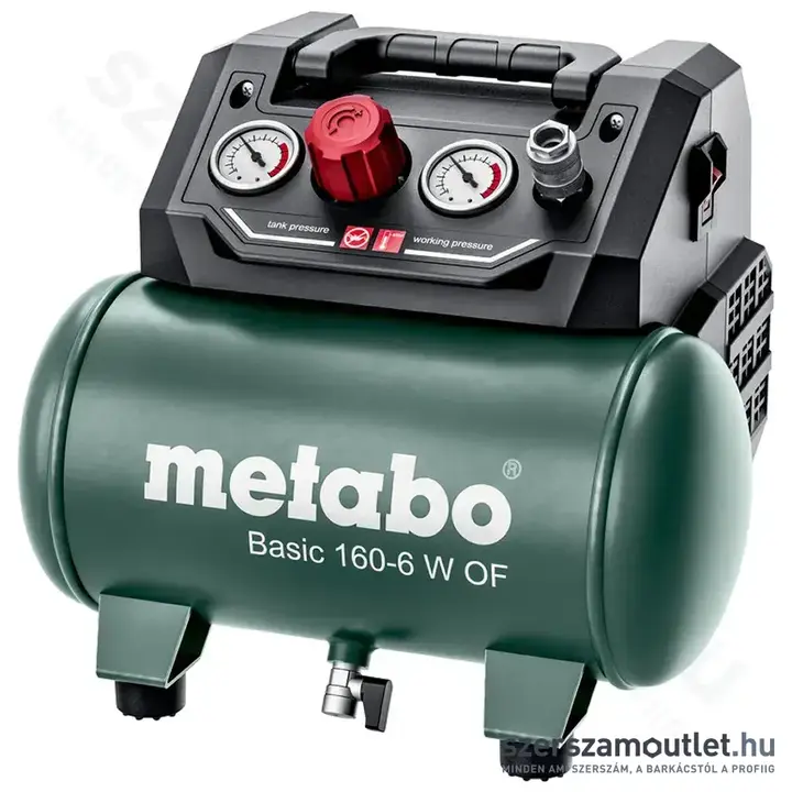 METABO Basic 160-6 W OF Olajmentes kompresszor (900W/6l)