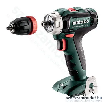 METABO PowerMaxx BS 12 QUICK Akkus fúró-csavarozó metaBOXban (Akku és töltő nélkül!)