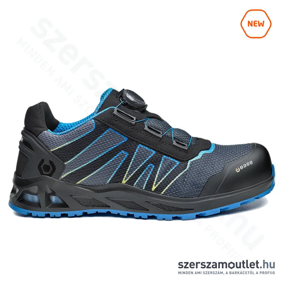 BASE K-ENERGY S3 HRO SRC Munkavédelmi cipő [Szürke/Kék] (B1007)