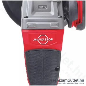 MILWAUKEE M18 FSAGV125XB-0X Akkus sarokcsiszoló, HD koffer (18V/125mm) (Akku és töltő nélkül!)