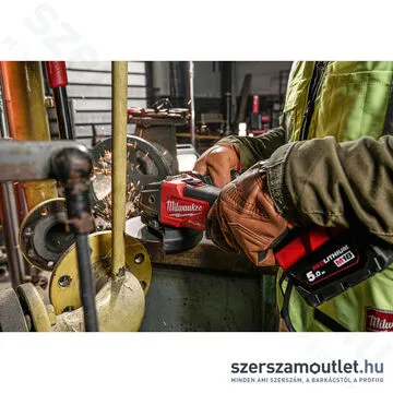 MILWAUKEE M18 FSAG125X-0X Akkus sarokcsiszoló HD kofferben (18V/125mm) (Akku és töltő nélkül!)