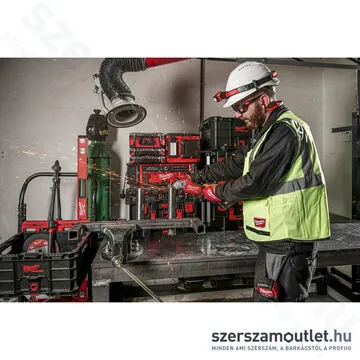 MILWAUKEE M18 FSAG125X-0X Akkus sarokcsiszoló HD kofferben (18V/125mm) (Akku és töltő nélkül!)