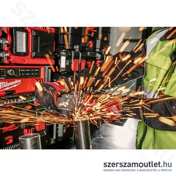 MILWAUKEE M18 FSAG125X-0X Akkus sarokcsiszoló HD kofferben (18V/125mm) (Akku és töltő nélkül!)