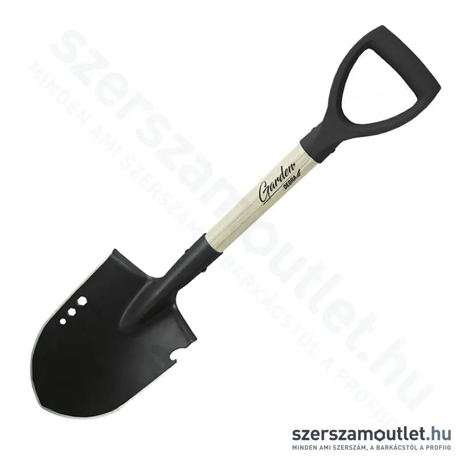 DEDRA Mini ásó - fa nyél 68cm