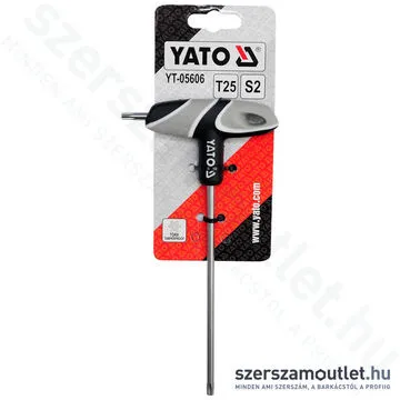 YATO Torx kulcs, T-markolattal T25x130mm (YT-05606)