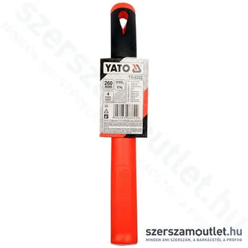 YATO Drótkefe 4 soros, acél sörte 260mm (YT-6332)