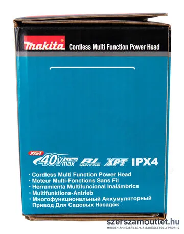 MAKITA UX01GZ01 Akkus szénkefementes multi fűkasza géptest + fűkasza feltét (40V) (Akku és töltő nél