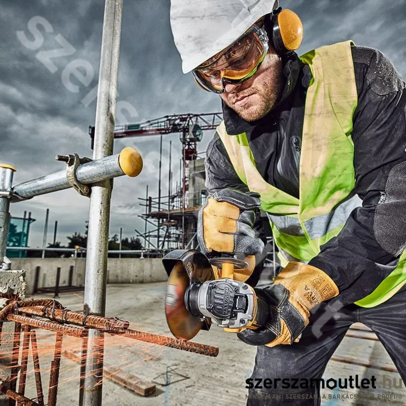 DEWALT DCG405NT-XJ Akkus szénkefementes sarokcsiszoló kofferben (18V/125mm) (Akku és töltő nélkül!)