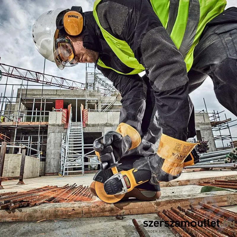 DEWALT DCG405NT-XJ Akkus szénkefementes sarokcsiszoló kofferben (18V/125mm) (Akku és töltő nélkül!)