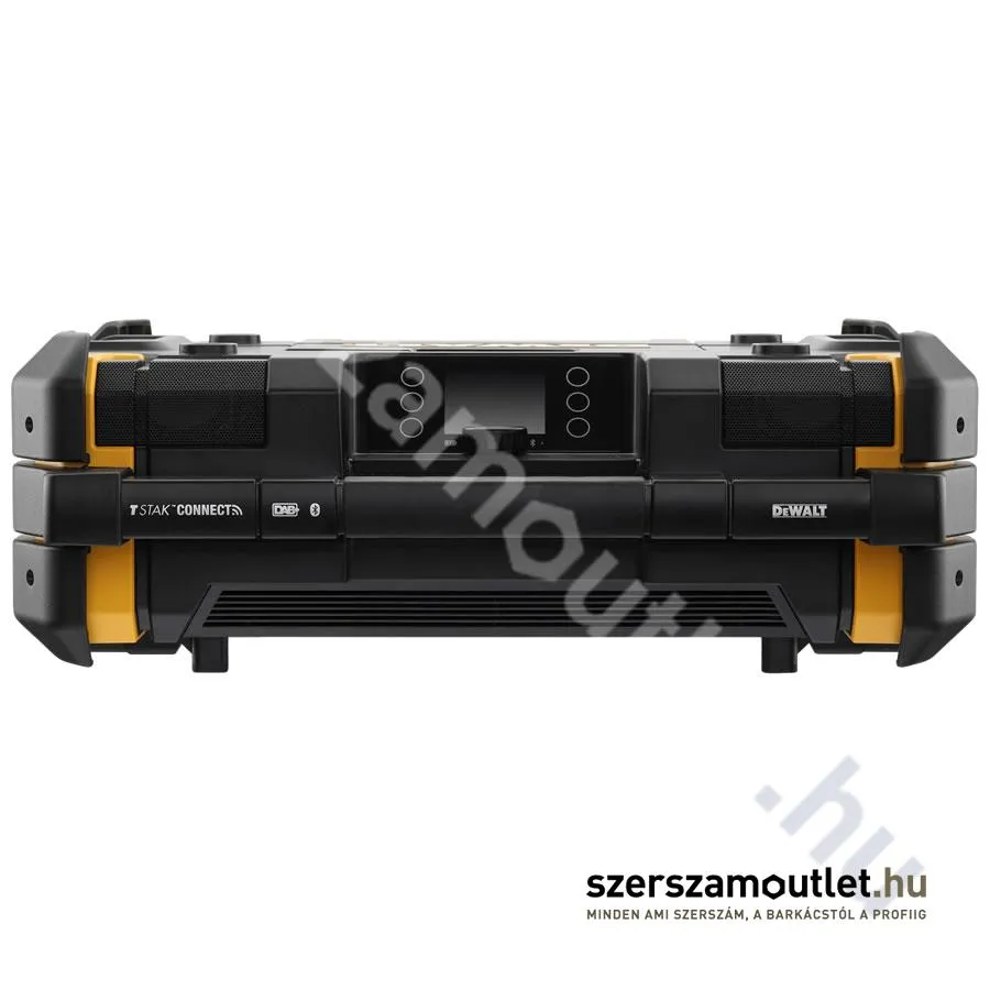 DEWALT DWST1-81078-QW TSTAK™ Akkus/hálózati rádió, töltőfunkcióval [DAB+, Bluetooth] (Akku nél