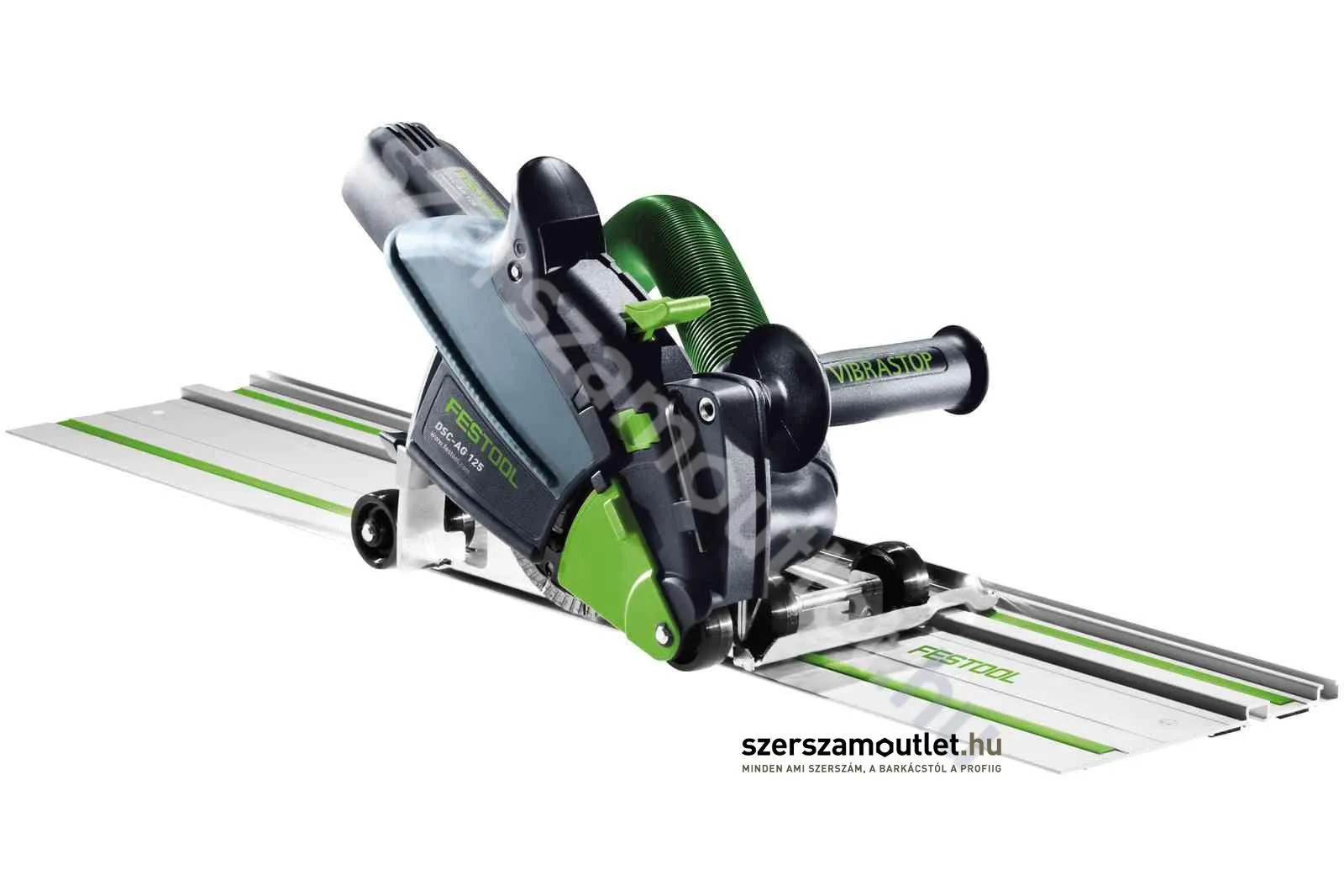 FESTOOL DSC-AG 125 Plus gyémántvágó, horonymaró, 1 tárcsás (1400W/125mm)