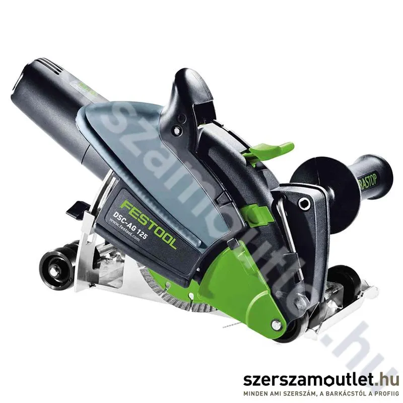 FESTOOL DSC-AG 125 Plus gyémántvágó, horonymaró, 1 tárcsás (1400W/125mm)