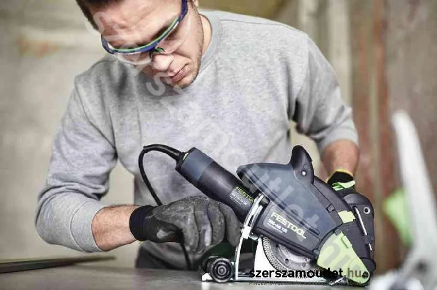 FESTOOL DSC-AG 125 Plus-FS gyémántvágó, horonymaró, 1 tárcsás (1400W/125mm)