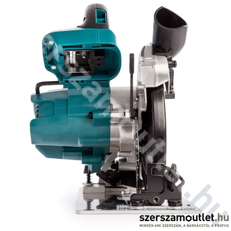 MAKITA DHS660Z Akkus szénkefementes körfűrész (18V/165mm) (Akku és töltő nélkül!)