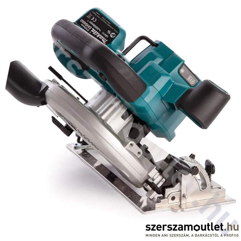 MAKITA DHS660Z Akkus szénkefementes körfűrész (18V/165mm) (Akku és töltő nélkül!)