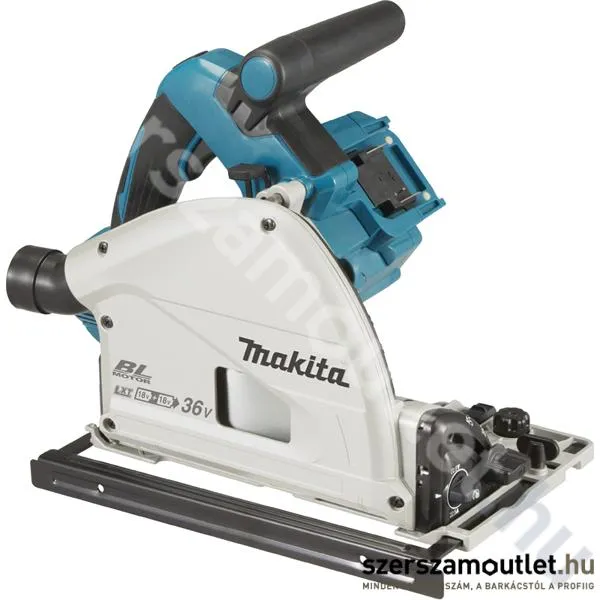 MAKITA DSP601ZU Akkus szénkefementes merülő körfűrész (36V/165mm) (Akku és töltő nélkül)