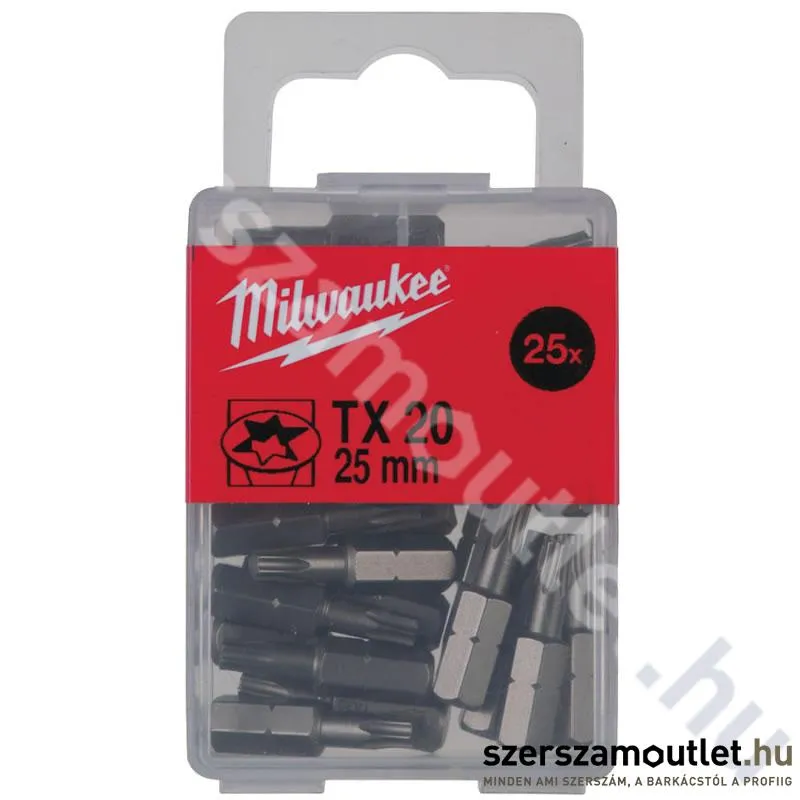 MILWAUKEE Bithegy TX20x25mm (25db)