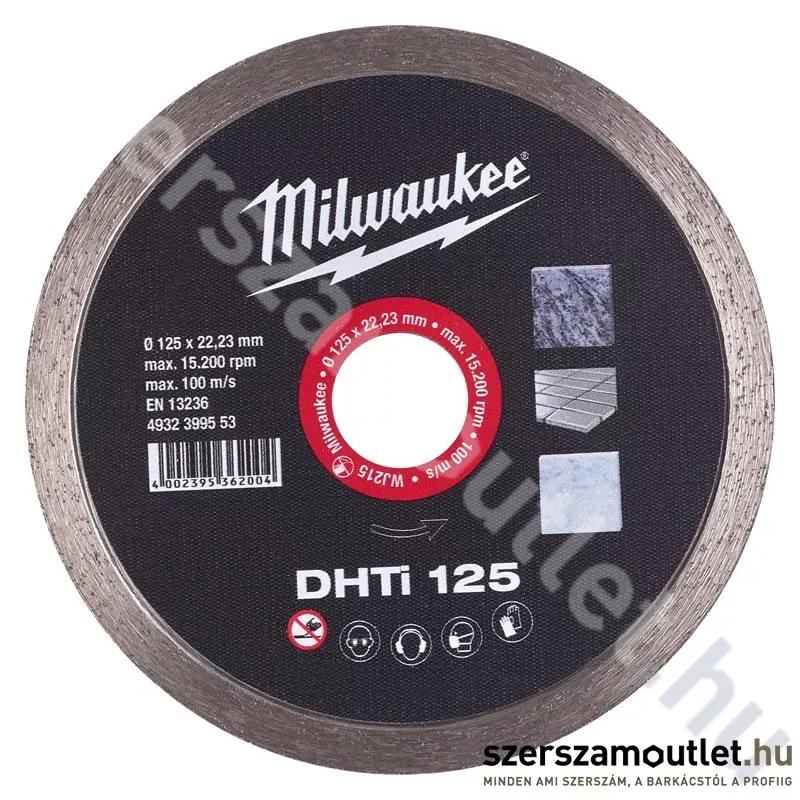 MILWAUKEE DHTI 125 Gyémánt vágótárcsa 125mm (4932399553)