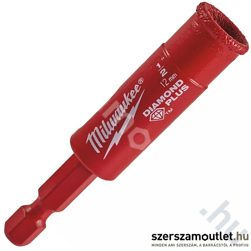 MILWAUKEE DIAMOND MAX Száraz/nedves gyémántfúrószár 12mm (4932498345)