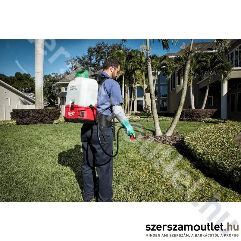 MILWAUKEE M18 BPFP-CST SWITCH TANK Vegyszer permetező tartály, 15 liter