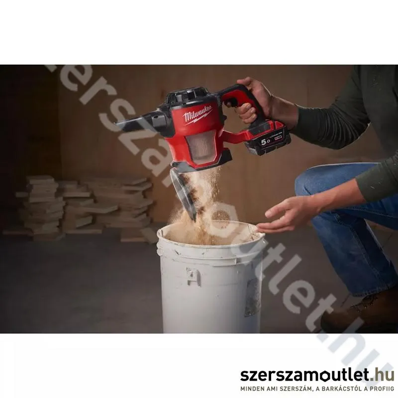 MILWAUKEE M18 CV-0 Akkus porszívó (18V) (Akku és töltő nélkül)